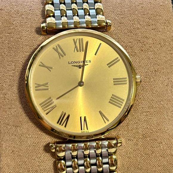 Authentic Longines Gold Dial with Two-Tone Bracelet Watch - Picture 3 of 9